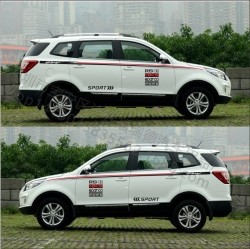 Decal thể thao W2C SPORT cho xe ô tô