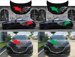 Decal tem sườn xe ô tô Batman cá tính