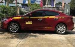 Decal tem sườn xe hơi ô tô cá tính cho Mazda 2 3 6