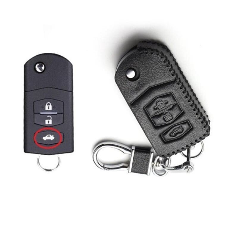 Biểu tượng nút mở cốp xe ô tô trên chìa khóa Smartkey Mazda 3
