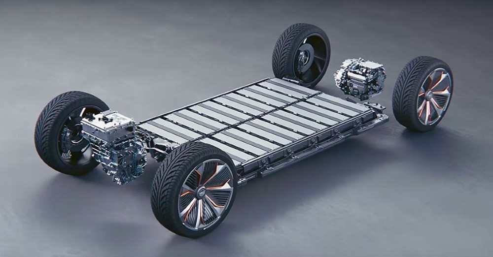 Hệ thống pin Lithium-ion dưới sàn xe điện