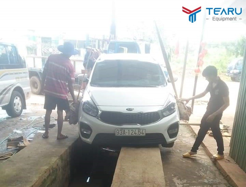 Lựa chọn xây cầu bê tông rửa xe ô tô để tiết kiệm chi phí ban đầu