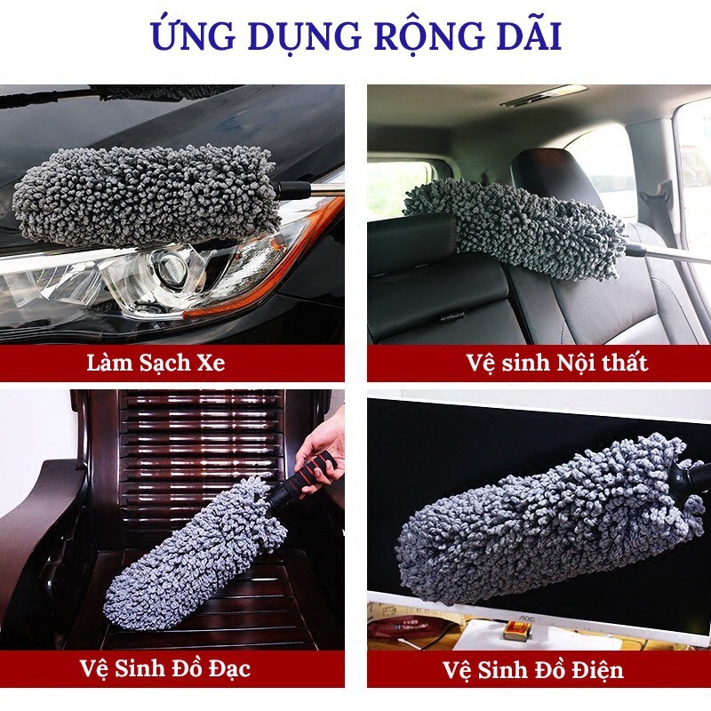 Ứng dụng thực tế của chổi vệ sinh xe ô tô để làm sạch nội thất