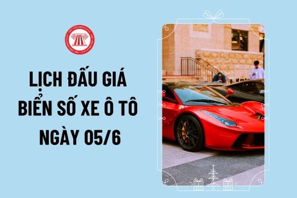Hình ảnh minh họa các biển số xe 6 số ô tô được đưa ra đấu giá