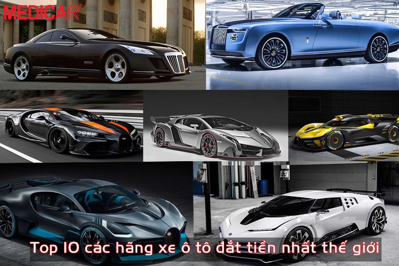 Hình ảnh minh họa các hãng xe ô tô đắt tiền nhất thế giới