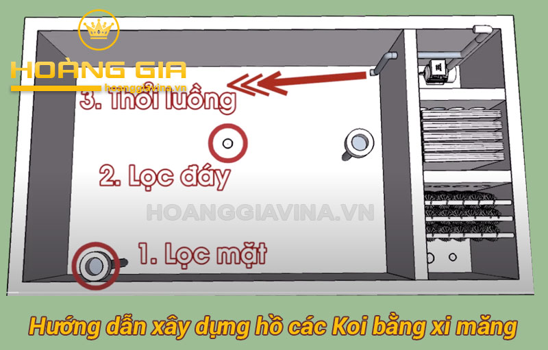 huong dan xay dung ho ca koi bang xi mang