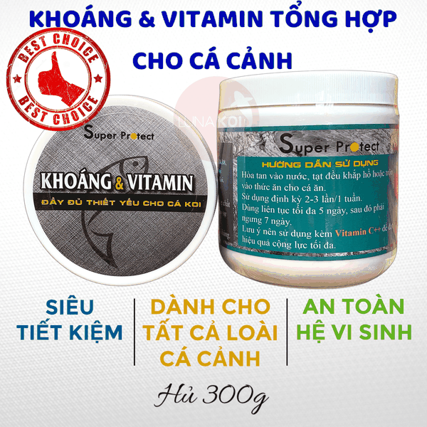 khoang vitamin can thiet cho ca canh ca koi tot nhat