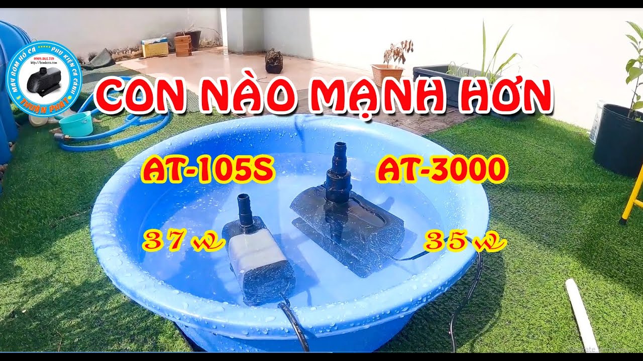 Máy bơm hồ cá Koi Atman 104S: Review chi tiết, hướng dẫn sử dụng và so sánh