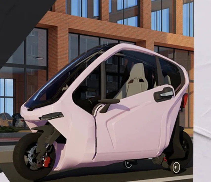 Mẫu xe máy điện có cabin Motorbox giống ô tô thu hút sự chú ý