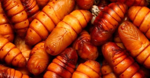 nhong tamSilkworm pupae