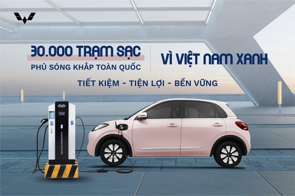 Kế hoạch 30.000 trạm sạc xe điện của Ô tô TMT