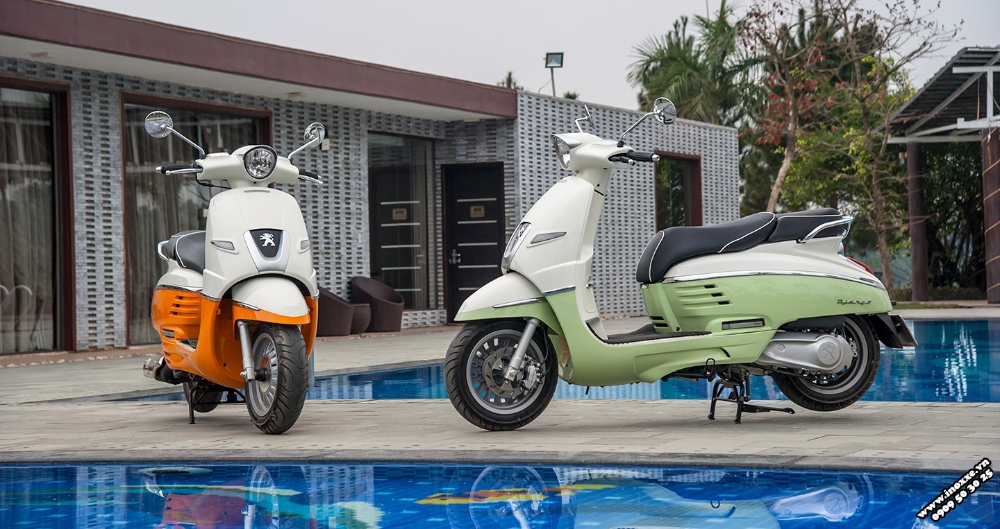 Thiết kế tổng thể Peugeot Django với phong cách cổ điển pha hiện đại