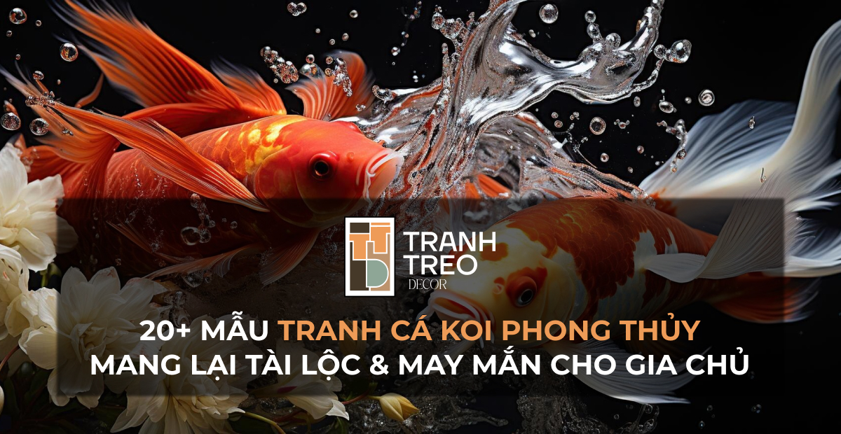 tranh ca koi phong thuy