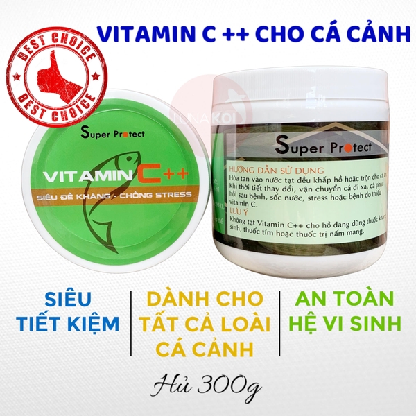 vitamin c ca canh ca koi chong stress tang de khang