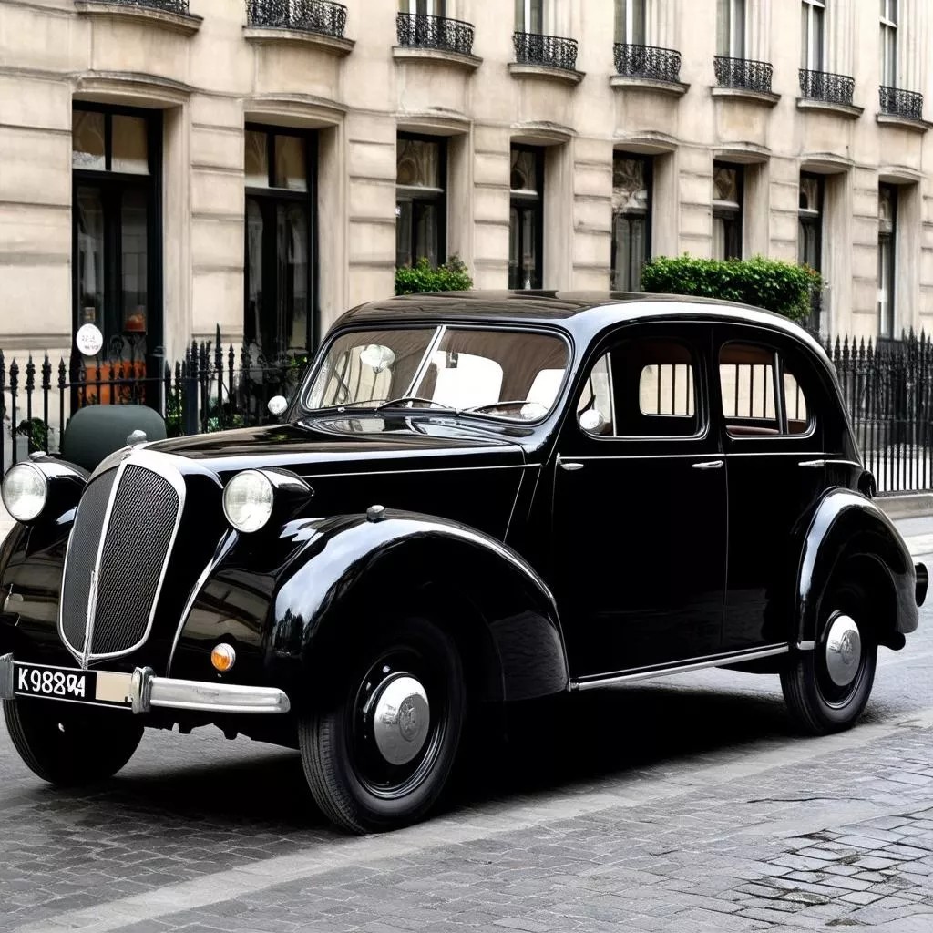 Citroën Traction Avant - mẫu xe ô tô cổ của Pháp nổi tiếng