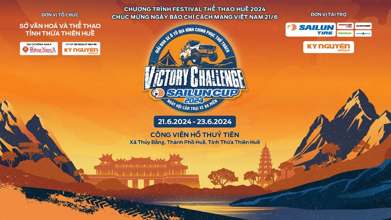 Poster Giải Đua Xe Ô Tô Địa Hình Victory Challenge Sailun Cup